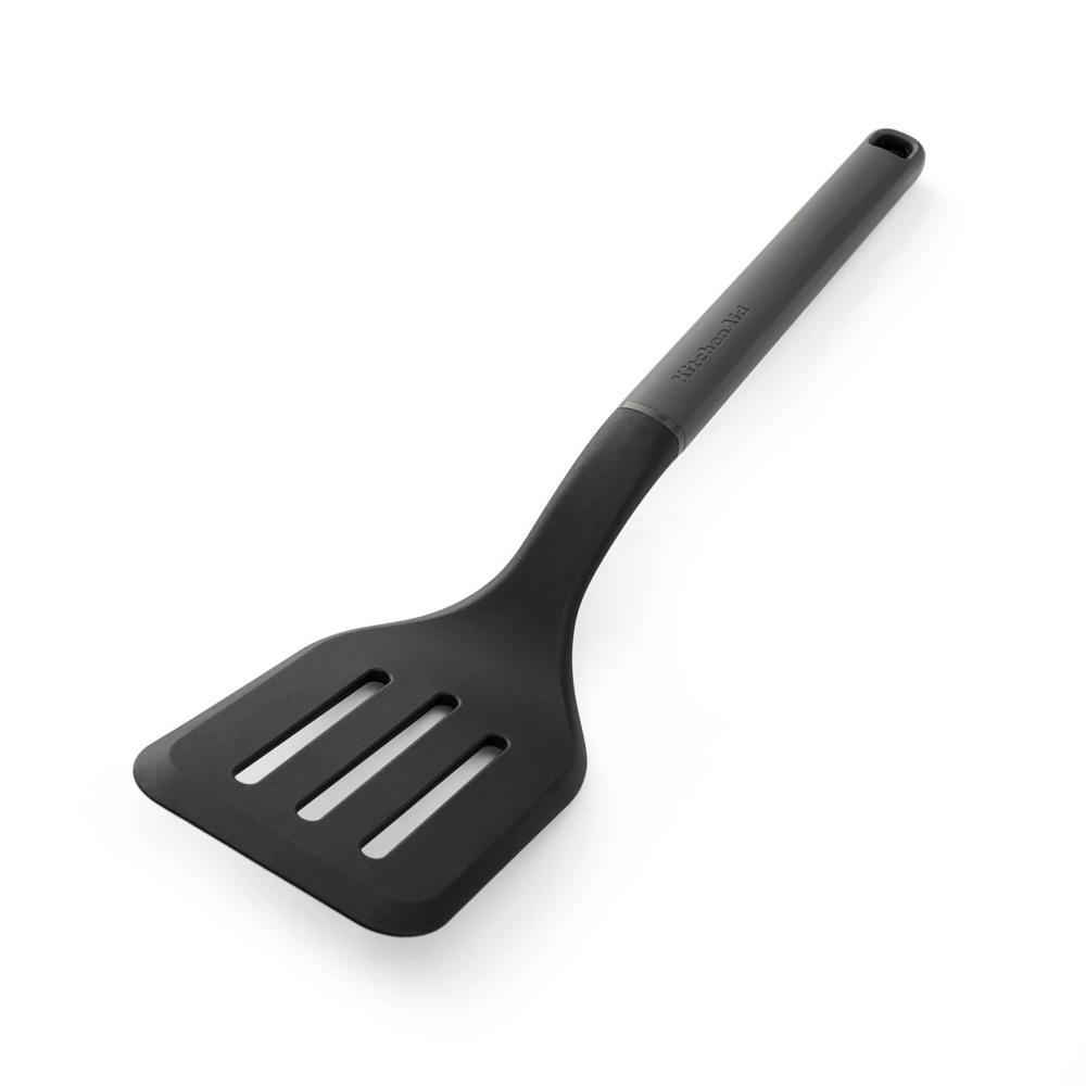 KitchenAid Charcoal Grey Slotted Turner 34cm